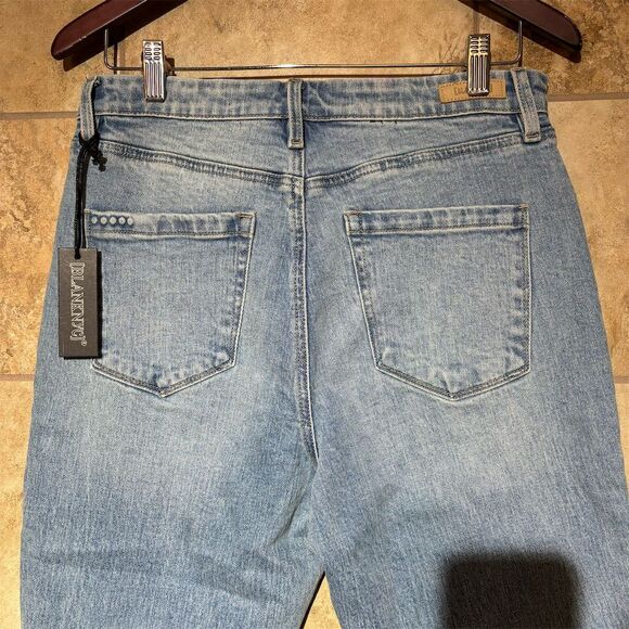 Blank NYC Women's High Rise Skinny Jeans Size 29 Light Blue Denim - Picture 3 of 5